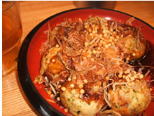 じゃこ乗せたこ焼き