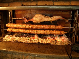 羊の丸焼き
