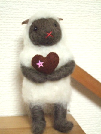 バレンタインチョコ羊ちゃん　07.02