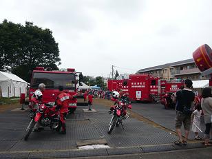 消防車がいっぱい！