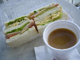 マンゴーツリーカフェのサンドイッチ