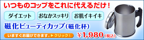 磁化ビューティーカップ（磁化杯・磁化水カップ）