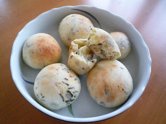 お茶漬けチーズパン1