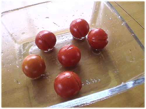 割れプチトマト