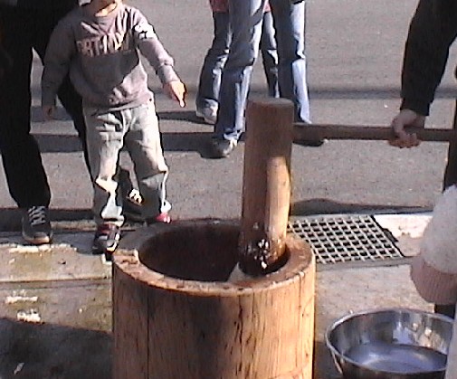 餅つき