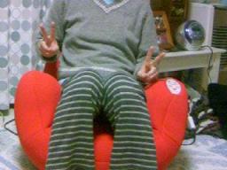 エアリーシェイプに座る私