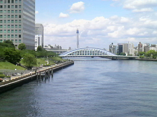 中央大橋＆隅田川