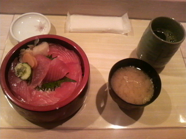 鉄火丼＆別腹