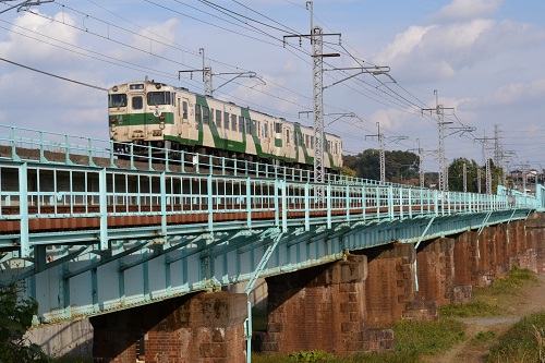 JR烏山線　鬼怒川橋梁