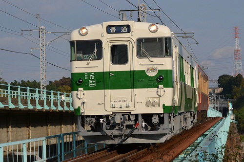 JR烏山線　鬼怒川橋梁