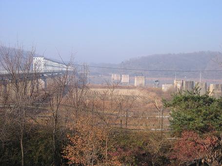 臨津閣からの鉄道