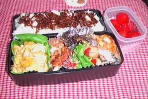 (*^^)vお父さん弁当