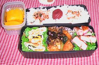 お父さん頑張って弁当(*^^)v