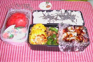 お父さん頑張って弁当(^^♪