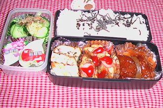 昨日のお弁当(^^♪