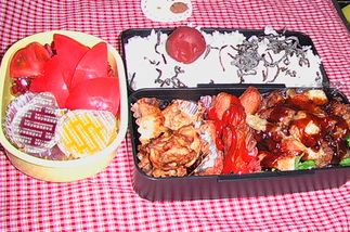 お父さん頑張って弁当(^^♪