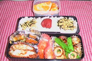 (*^^)vお父さん弁当♪
