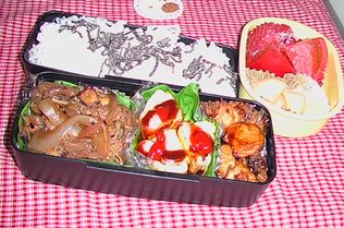 お父さん頑張って弁当(*^^)v*