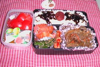 お父さん頑張って弁当(^^♪