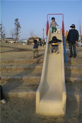 何十回とやった滑り台（＾。　＾；）