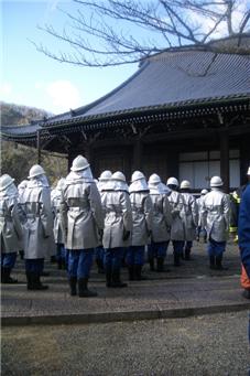 消防士さんにあこがれる