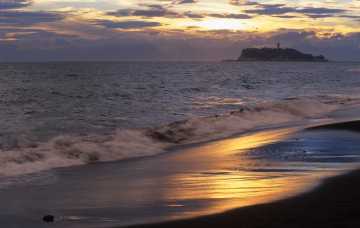 江ノ島の夕景