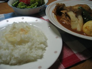 ライスとともに