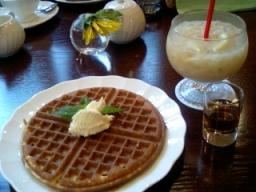 クロテッドクリーム＆ティーワッフル