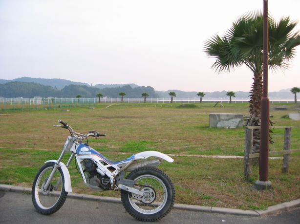 ＨＭＳ浜名湖トライアル入門の夕暮れ