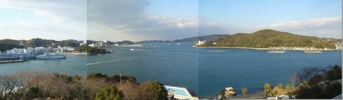 ホテルの窓から