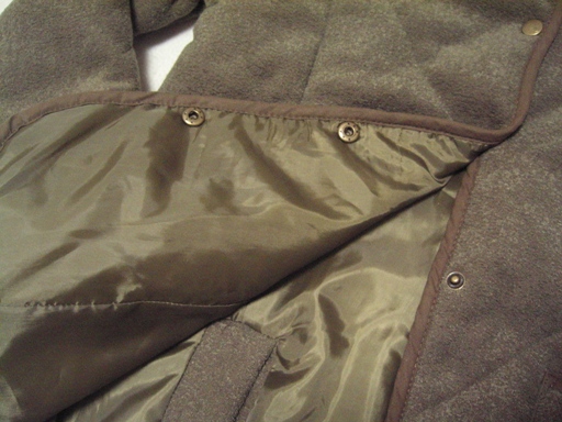 キルトジャケット前裏地