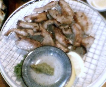 豚トロ網焼