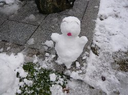 雪だるま - ママが作りました！