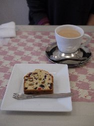 ココットカフェ - パウンドケーキ＆ロイヤルミルクティー