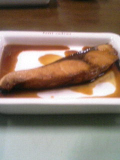 ぶりの照り焼き