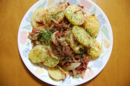 コンビーフとポテト