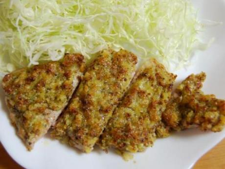 豚肉のマスタード焼き