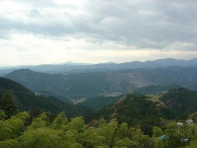 顔振峠から吾野方面