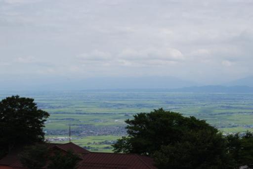 弥彦山から平野