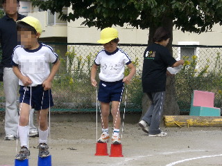 障害物競走もこのとおり♪