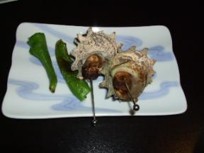 炭平　海鮮炭火焼　さざえ