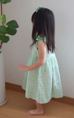 Pintucked Daisy Dress