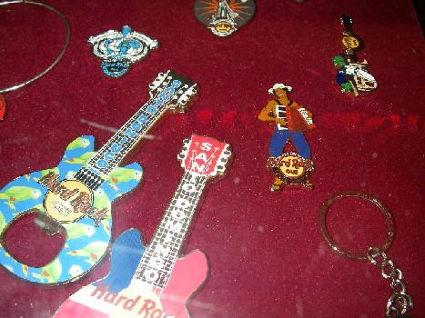 pinbadge at Hard Rock Cafe