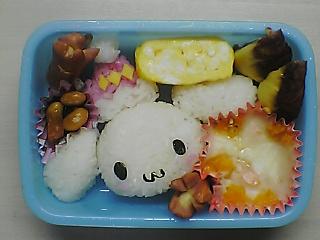 最後のお弁当☆シナモロール　アーガイル♪