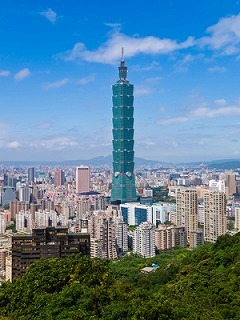 台北１０１タワー全景