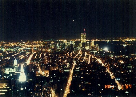 マンハッタンの夜景