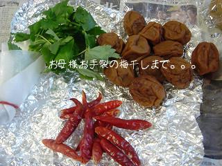 たーくんのお母様お手製の梅干まで。。。