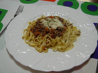 Fettuccine alla Bolognese　　