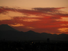 新宿から見た富士山０６１００８２