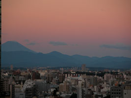 新宿から見た富士山０６１００８１